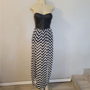 Strapless Chevron